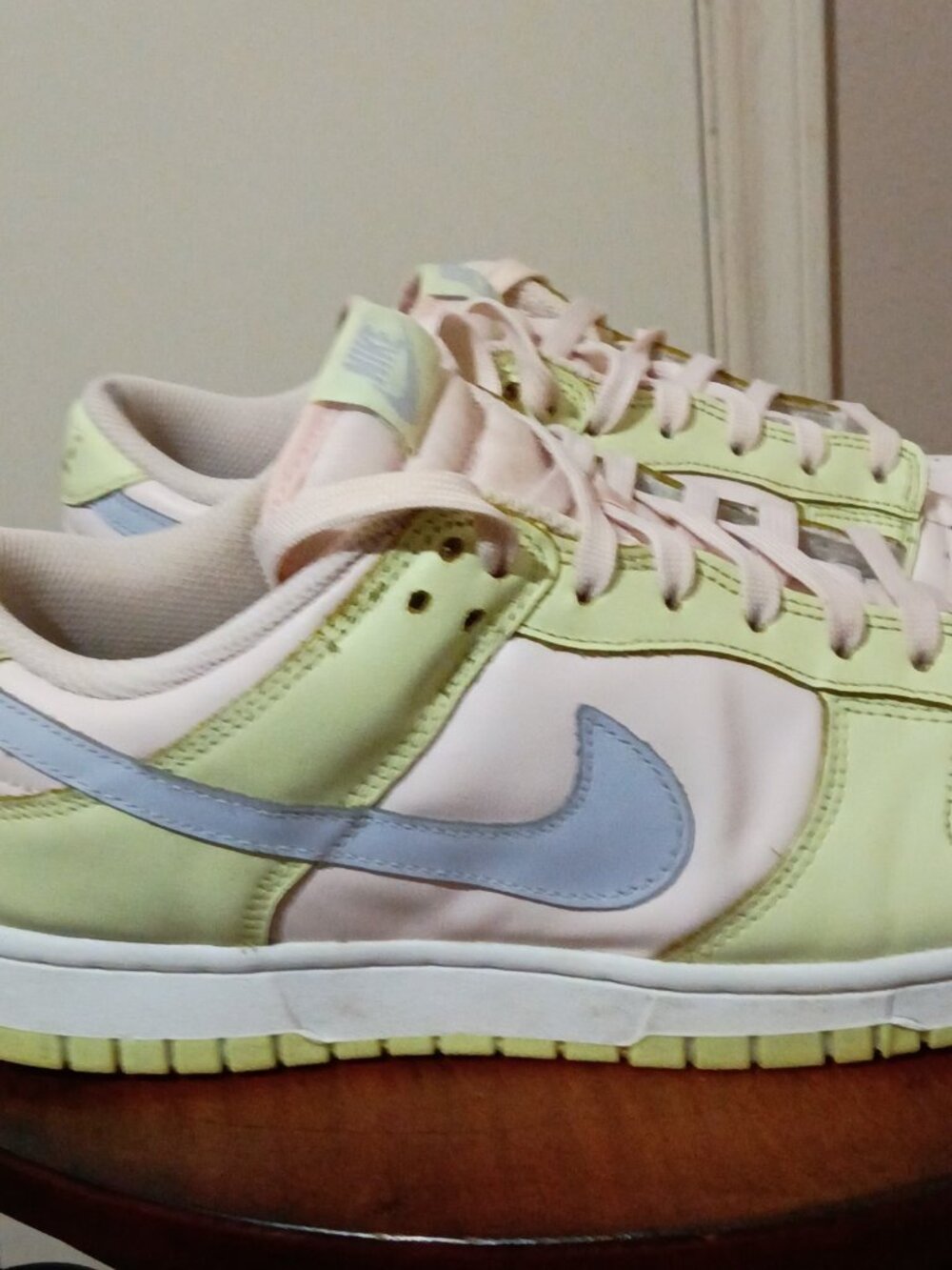 Nike Dunk Low Women's Size 9.5 Soft Pink Lime Ice White DD1503-600 Green - Picture 10 of 15